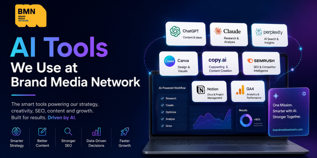 AI Tools We Use at Brand Media Network